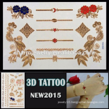 OEM wholesale 3d temporary tattoo excellent design tattoo for adult new tattoo style 3D YH 022